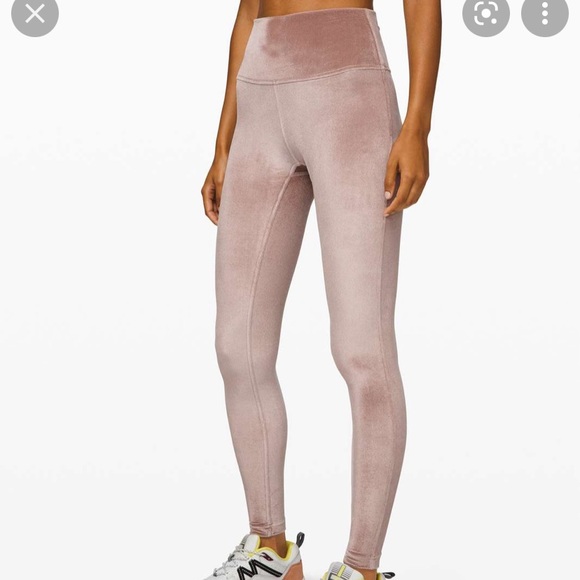 Lululemon Wunder Lounge High Rise Velvety Tights - Picture 1 of 4